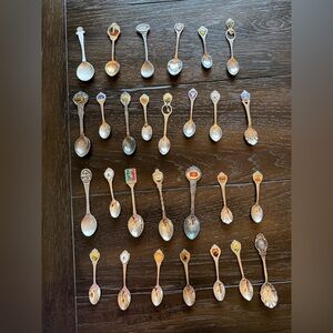 70+ Assorted Vintage Souvenir Spoons Collection